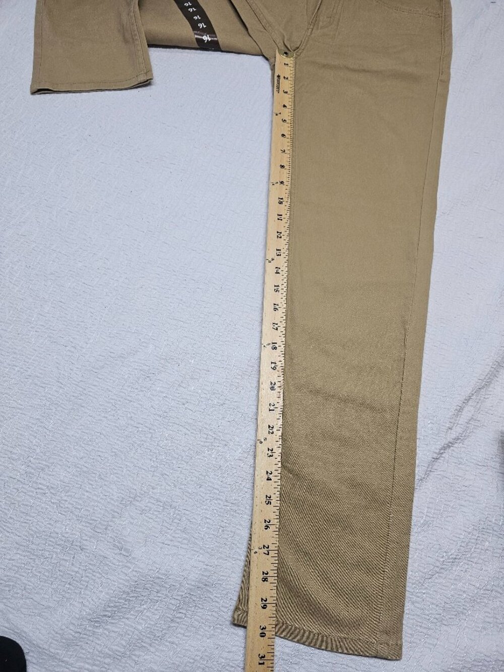 Levi's Boys 511 Comfort Slim Fit  Stretch Adjustable Waist Twill Pant Size 16 - Picture 2 of 4